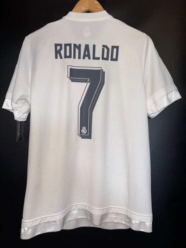 REAL MADRID RONALDO 2015-2016 ORIGINAL JERSEY SIZE M