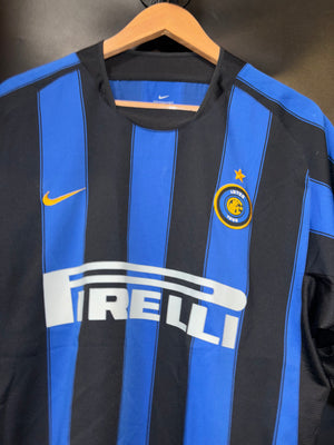 INTER MILAN ADRIANO 2003-2004 ORIGINAL JERSEY Size L