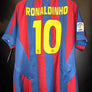 BARCELONA RONALDINHO 2005-2006 ORIGINAL JERSEY Size M