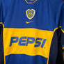 BOCA JUNIORS RIQUELME 2001-2002 ORIGINAL JERSEY Size S