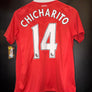 MANCHESTER UNITED CHICHARITO 2010-2011 ORIGINAL JERSEY Size YOUTH XL