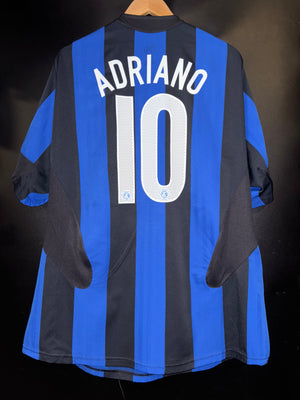 INTER MILAN ADRIANO 2005-2006 ORIGINAL JERSEY Size L