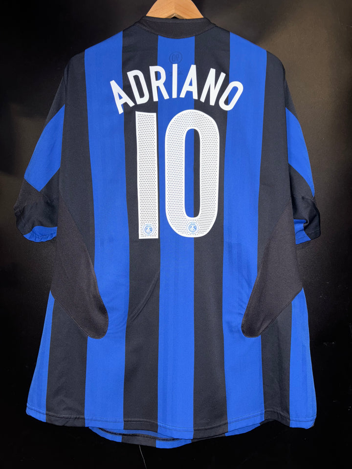 INTER MILAN ADRIANO 2005-2006 ORIGINAL JERSEY Size L