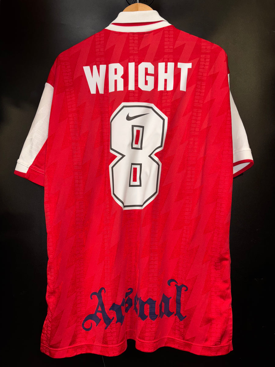 ARSENAL WRIGHT 1995-1996 ORIGINAL JERSEY Size XL