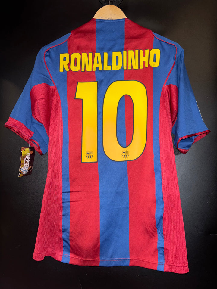 BARCELONA RONALDINHO 2004-2005 ORIGINAL JERSEY Size M