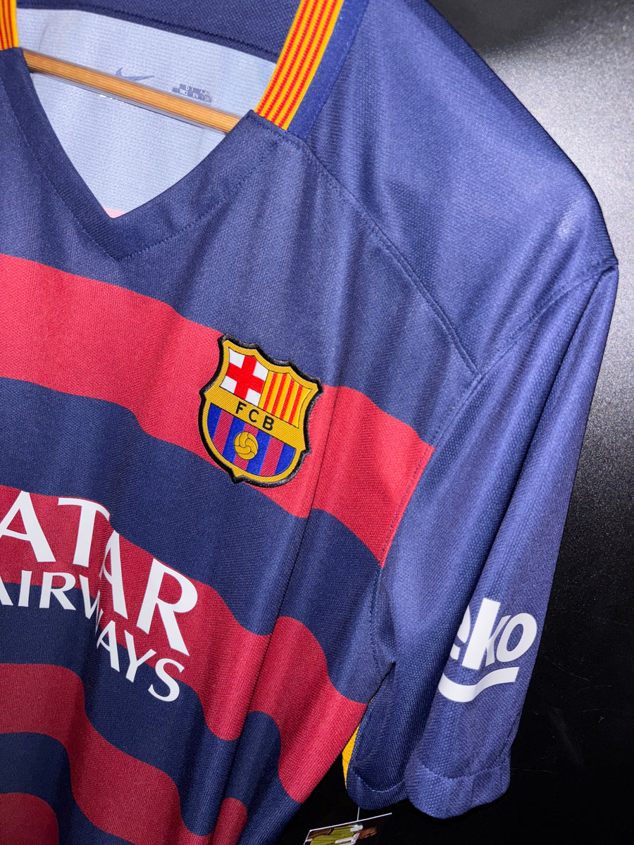BARCELONA NEYMAR JR 2015-2016 ORIGINAL JERSEY Size XL