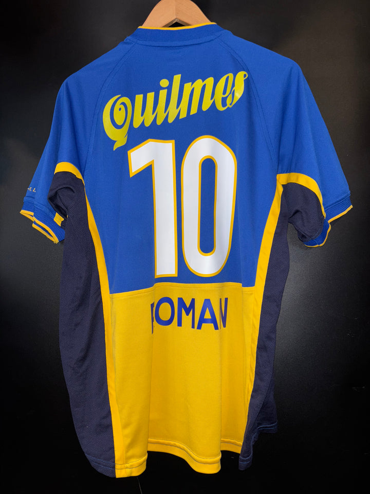 BOCA JUNIORS RIQUELME 2001-2002 ORIGINAL JERSEY Size XL