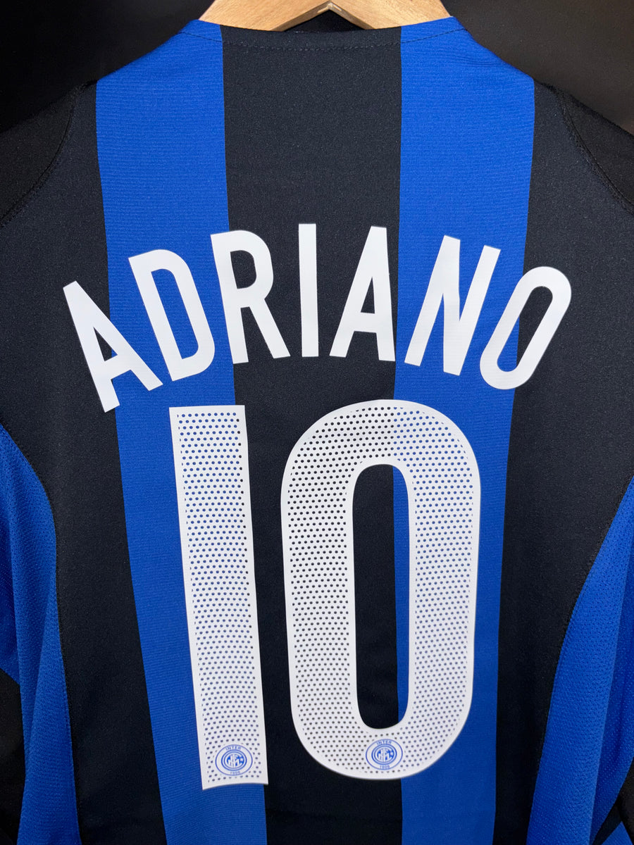 INTER MILAN ADRIANO 2004-2005 ORIGINAL JERSEY Size M