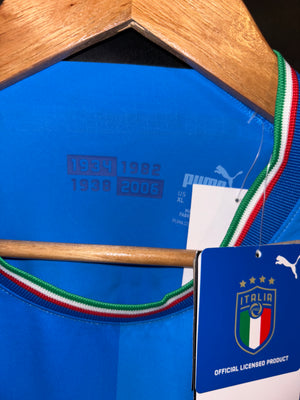ITALY CHIESA 2022-2023 ORIGINAL PLAYER JERSEY Size XL