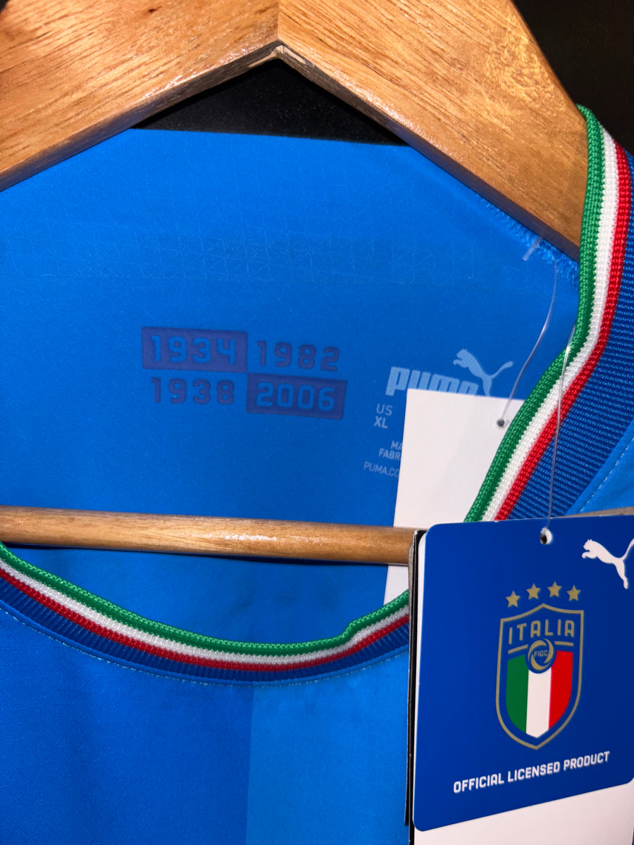 ITALY CHIESA 2022-2023 ORIGINAL PLAYER JERSEY Size XL