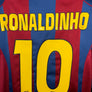 BARCELONA RONALDINHO 2004-2005 ORIGINAL JERSEY Size L