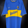 BOCA JUNIORS RIQUELME 2000-2001 ORIGINAL JERSEY Size XL