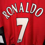 MANCHESTER UNITED RONALDO 2003-2004 ORIGINAL JERSEY Size S