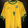 BRAZIL RONALDO 1998-1999 ORIGINAL JERSEY SIZE L