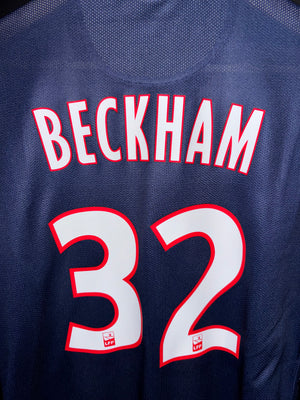 PSG PARIS SAINT GERMAIN BECKHAM 2013-2014 ORIGINAL PLAYER JERSEY SIZE L