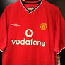 MANCHESTER UNITED FORLAN 2001-2002 ORIGINAL JERSEY Size L
