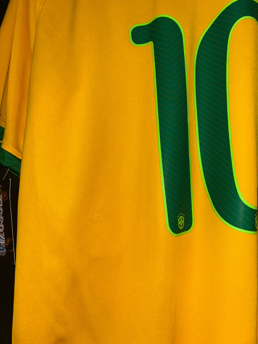BRAZIL NEYMAR JR 2014-2015 ORIGINAL JERSEY SIZE L