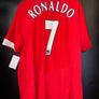 MANCHESTER UNITED RONALDO 2004-2005 ORIGINAL JERSEY Size XL