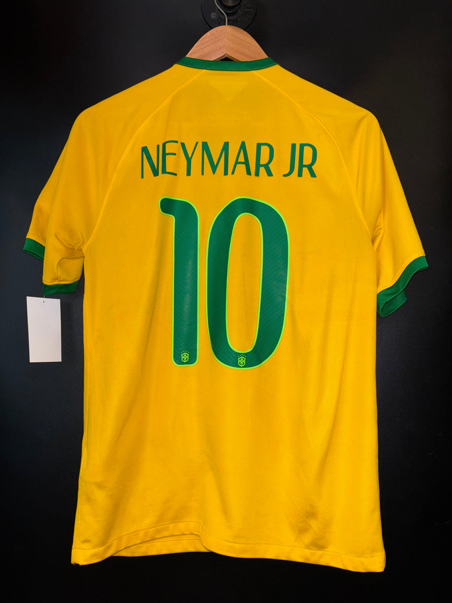 BRAZIL NEYMAR JR 2014-2015 ORIGINAL JERSEY SIZE S
