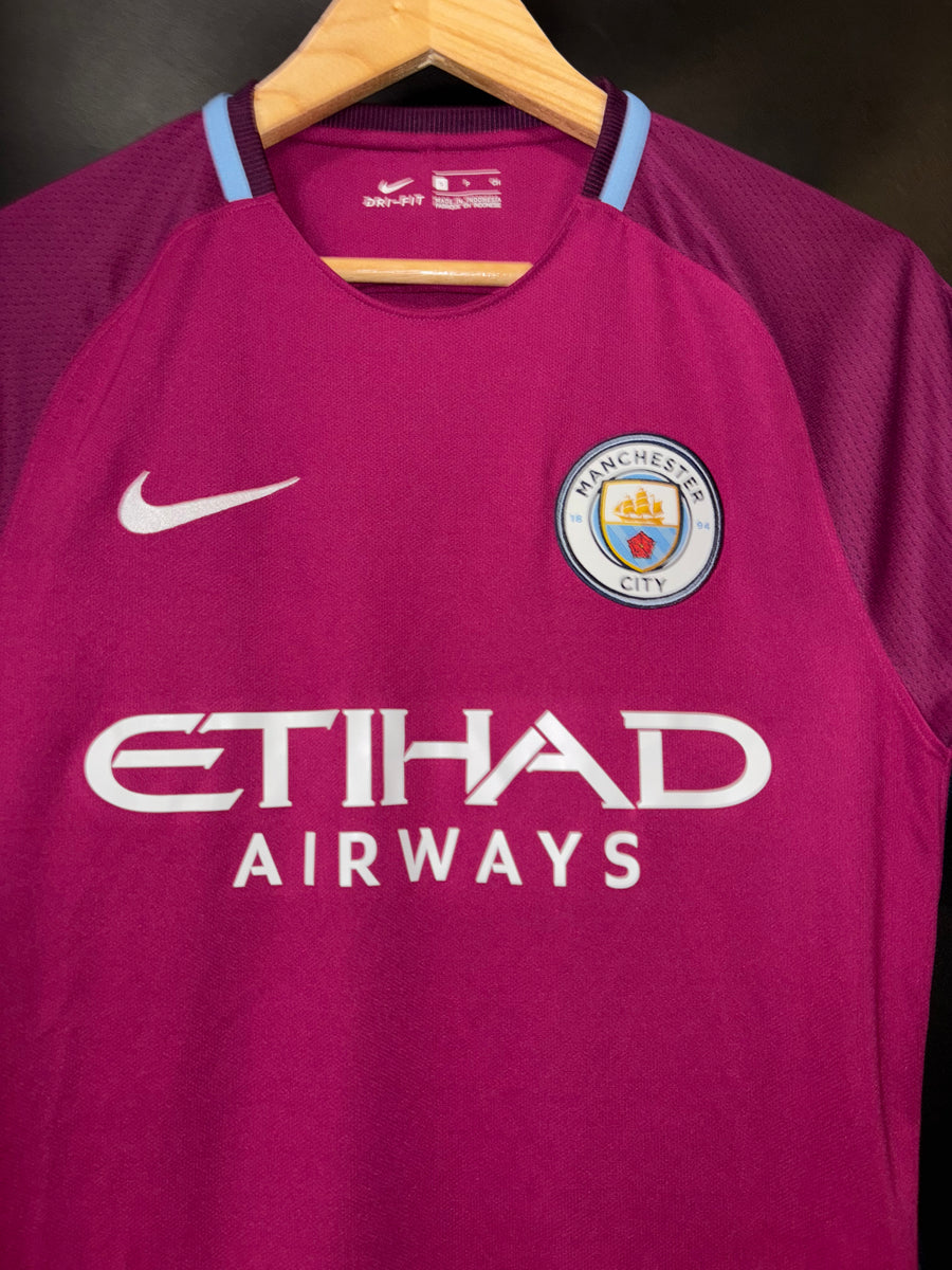 MANCHESTER CITY SILVA 2017-2018 ORIGINAL JERSEY Size M