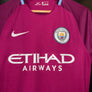 MANCHESTER CITY SILVA 2017-2018 ORIGINAL JERSEY Size M