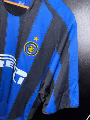 INTER MILAN ADRIANO 2003-2004 ORIGINAL JERSEY Size L