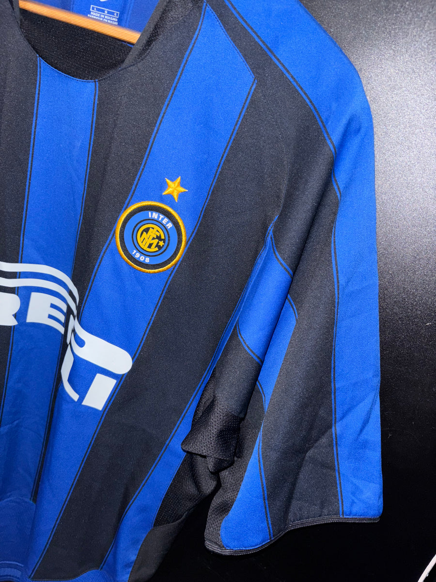 INTER MILAN ADRIANO 2003-2004 ORIGINAL JERSEY Size L