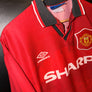 MANCHESTER UNITED CANTONA 1994-1995 ORIGINAL JERSEY Size M