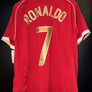 MANCHESTER UNITED RONALDO 2006-2007 ORIGINAL JERSEY Size L