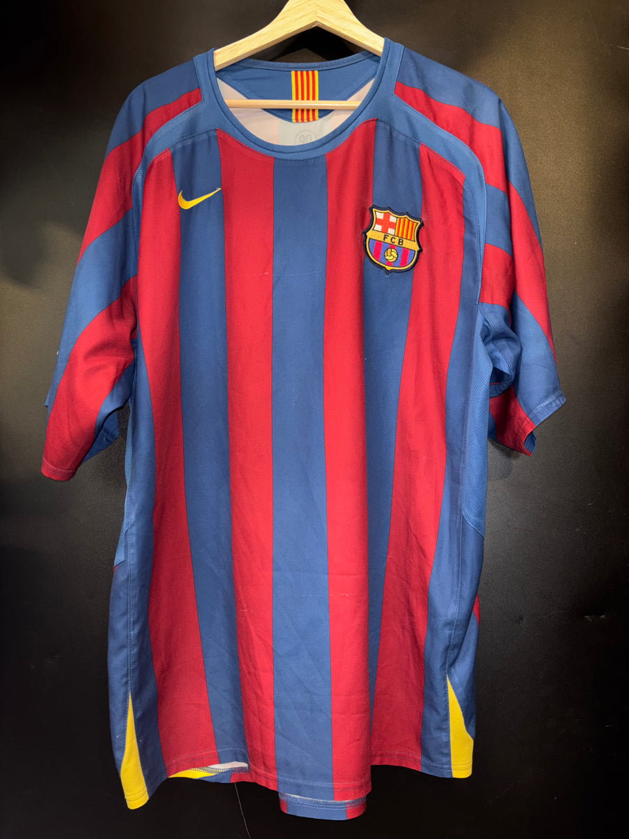 BARCELONA RONALDINHO 2005-2006 ORIGINAL JERSEY Size XL
