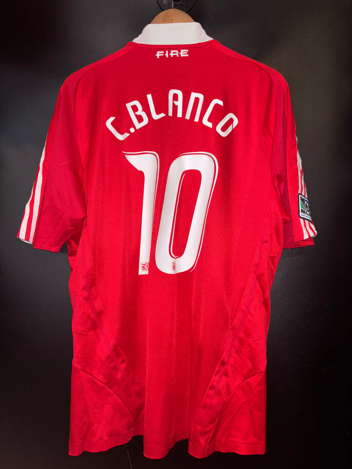 CHICAGO FIRE BLANCO 2008-2009 ORIGINAL PLAYER JERSEY Size L