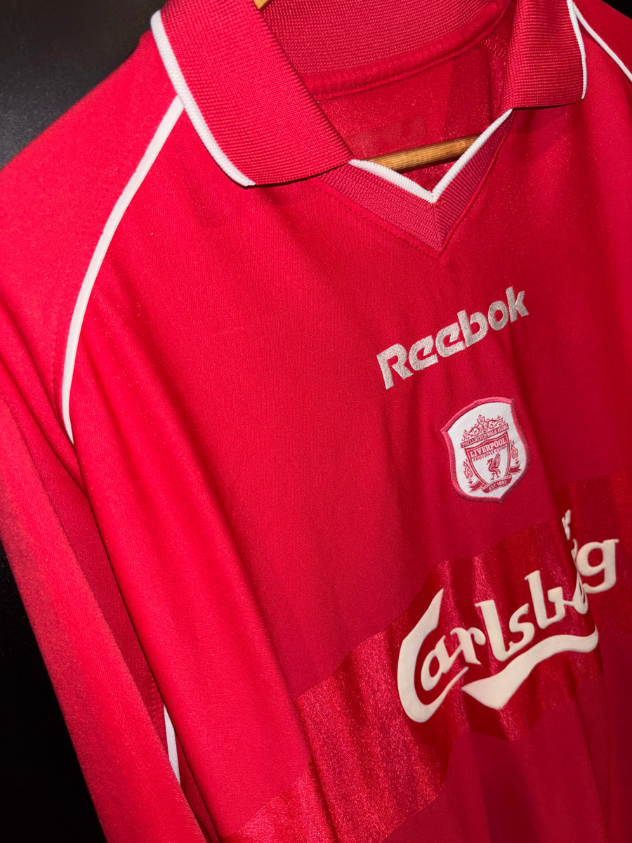 LIVERPOOL GERRARD 2001-2002 ORIGINAL JERSEY Size L