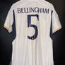 REAL MADRID BELLINGHAM 2023-2024 ORIGINAL PLAYER JERSEY Size L