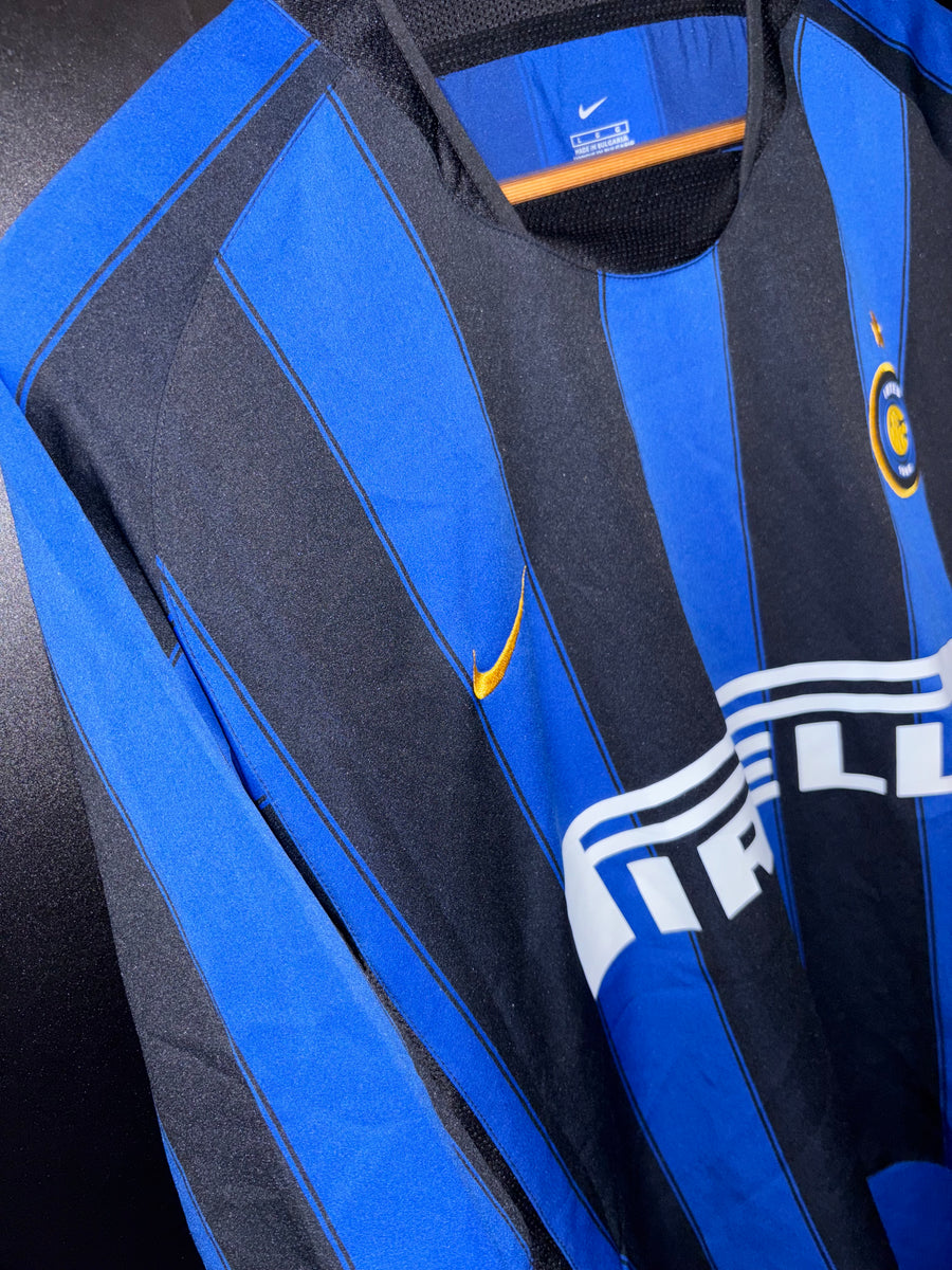 INTER MILAN ADRIANO 2003-2004 ORIGINAL JERSEY Size L