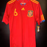 SPAIN INIESTA 2010-2011 ORIGINAL JERSEY Size L