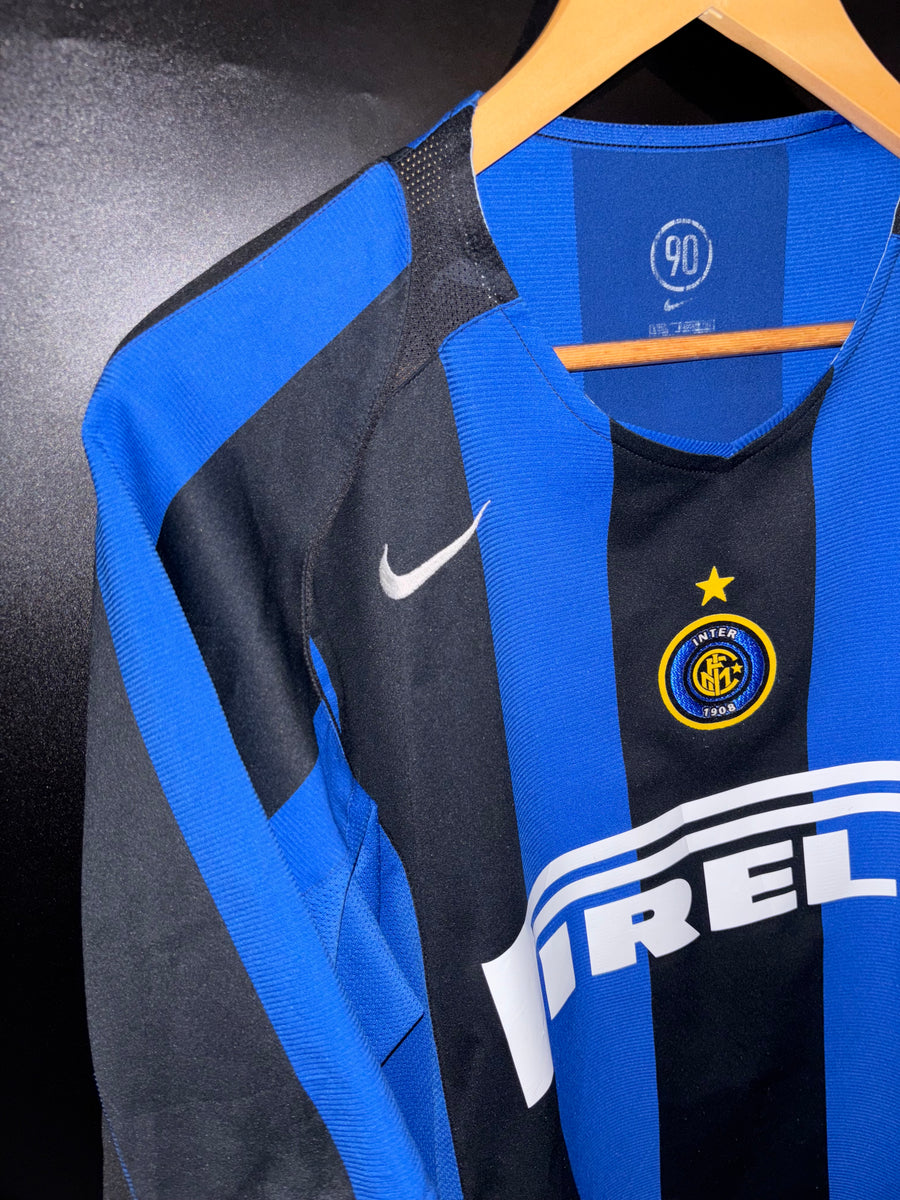 INTER MILAN ADRIANO 2004-2005 ORIGINAL JERSEY Size XL