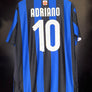 INTER MILAN ADRIANO 2007-2008 ORIGINAL JERSEY Size XL