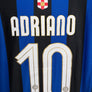 INTER MILAN ADRIANO 2007-2008 ORIGINAL JERSEY Size XL