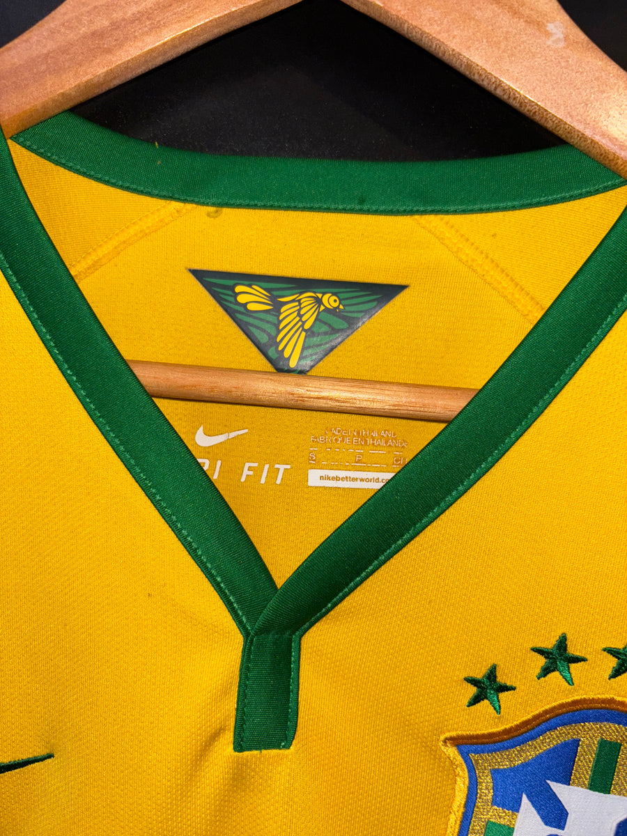 BRAZIL NEYMAR JR 2014-2015 ORIGINAL JERSEY SIZE S