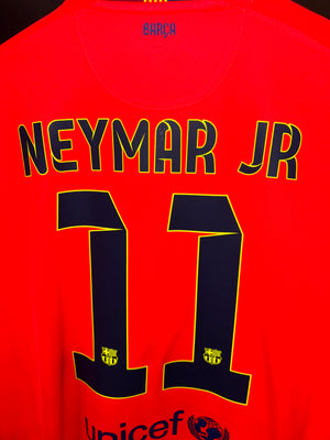 BARCELONA NEYMAR JR 2014-2015 ORIGINAL JERSEY Size L