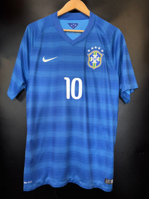 BRAZIL NEYMAR JR 2014-2015 ORIGINAL JERSEY SIZE XL