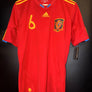 SPAIN INIESTA 2010-2011 ORIGINAL JERSEY Size L