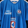 CRUZ AZUL DELGADO 2004-2005 ORIGINAL JERSEY SIZE L