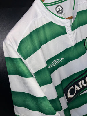 CELTIC LARSSON 2003-2004 ORIGINAL JERSEY SIZE M