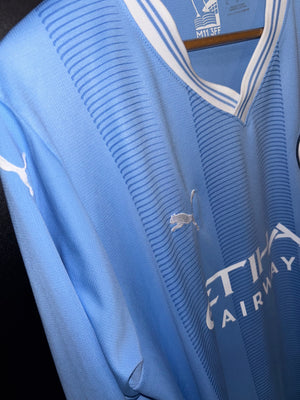 MANCHESTER CITY HAALAND 2023-2024 ORIGINAL JERSEY Size XL