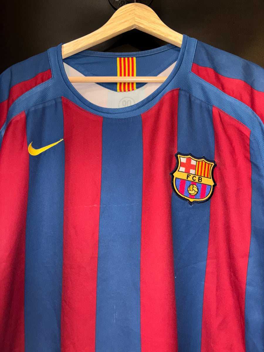 BARCELONA RONALDINHO 2005-2006 ORIGINAL JERSEY Size XL