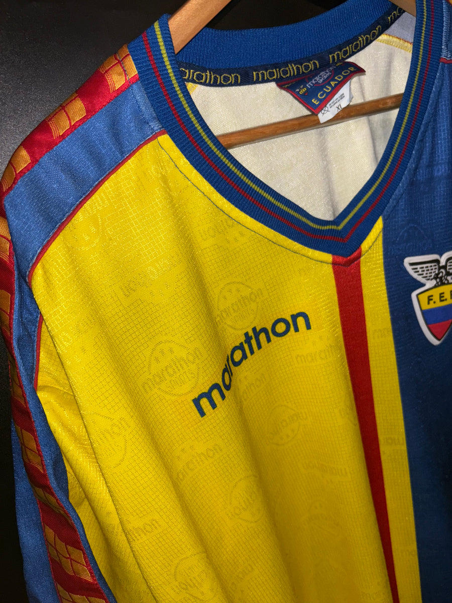 ECUADOR 1997-1998 ORIGINAL JERSEY SIZE XL