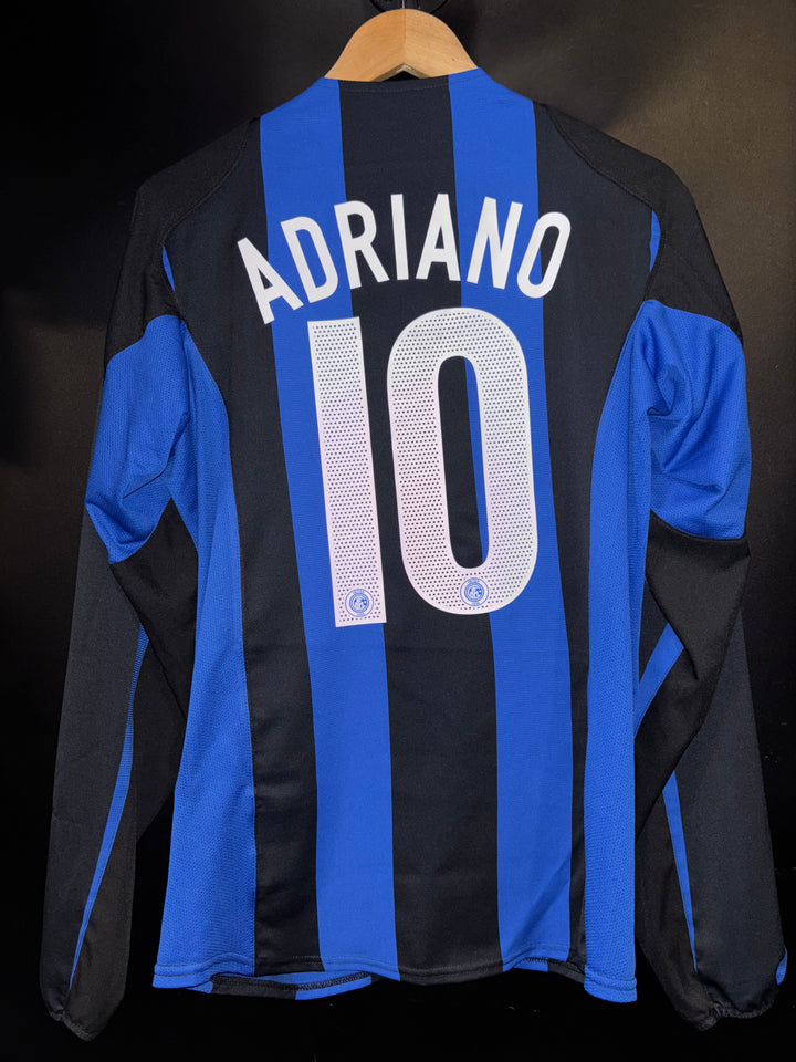 INTER MILAN ADRIANO 2004-2005 ORIGINAL JERSEY Size M