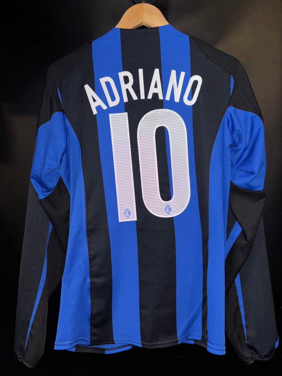 INTER MILAN ADRIANO 2004-2005 ORIGINAL JERSEY Size M