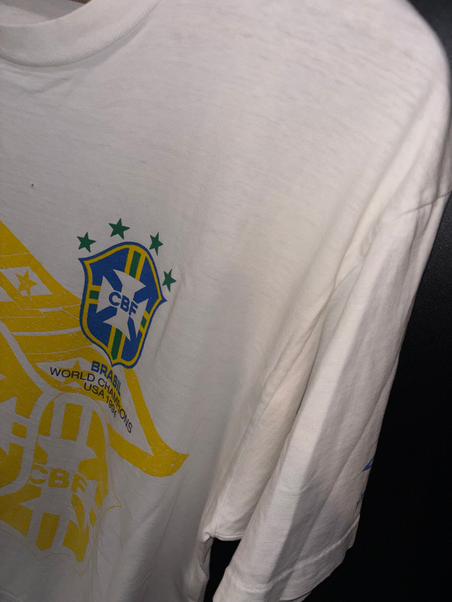 BRAZIL WORLD CHAMPS  1994-1995 ORIGINAL T SHIRT SIZE XL